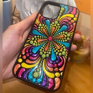 Handmade 3D Hypnotic Abstract iPhone 12 Pro Max Phone Case